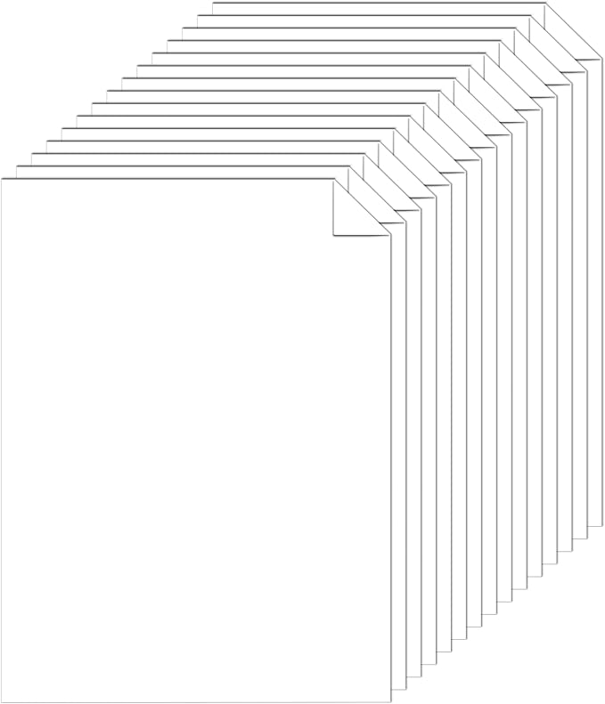 28 Sheets Bright White Cardstock 8.5 x 11 Certificate Paper, 92lb White Card Stock Printer Paper for DIY Cards, Wedding, Business Cards, Menus, Invitations