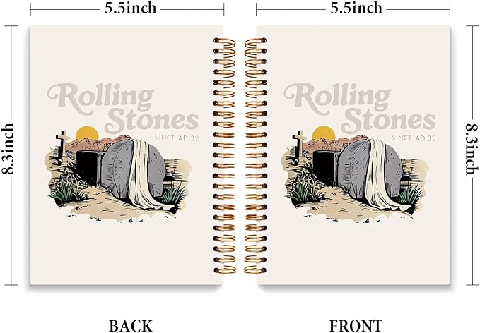 JXREQ Funny Christian Bible Notebook Journal for Note Taking Bible Note, Bible Journaling Notebook Prayer Journal for Women, Scripture Journal, Church Notes Notebooks 5.5x8.3