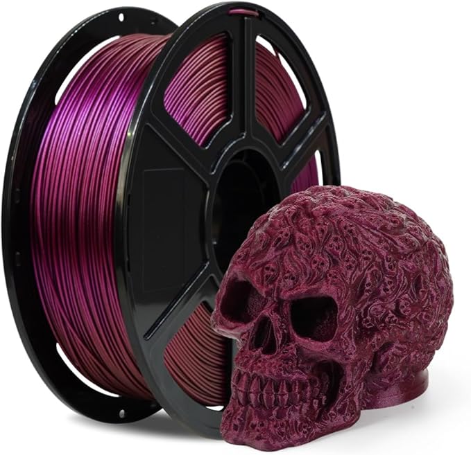 FLASHFORGE Chameleon Rapid PLA Filament 1.75mm Abyssal Rede, PLA Color Shift High Flow Speedy 3D Printer Filament, Max 500mm/s Fast Printing, Display Shimmering Effects from Various Angles and Light