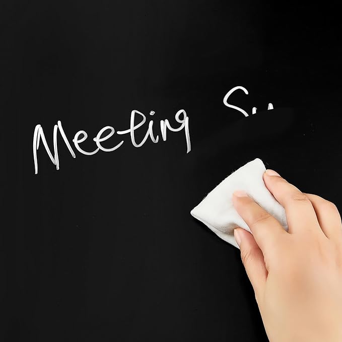 Volcanics White Liquid Chalk Markers 36 Pack Chalk Pens for Blackboard, Chalkboard, Windows, Glass, LED Board, Bistro Signs – Erasable Water-Based Ink Ideal for Teachers, Artists & DIY Projects