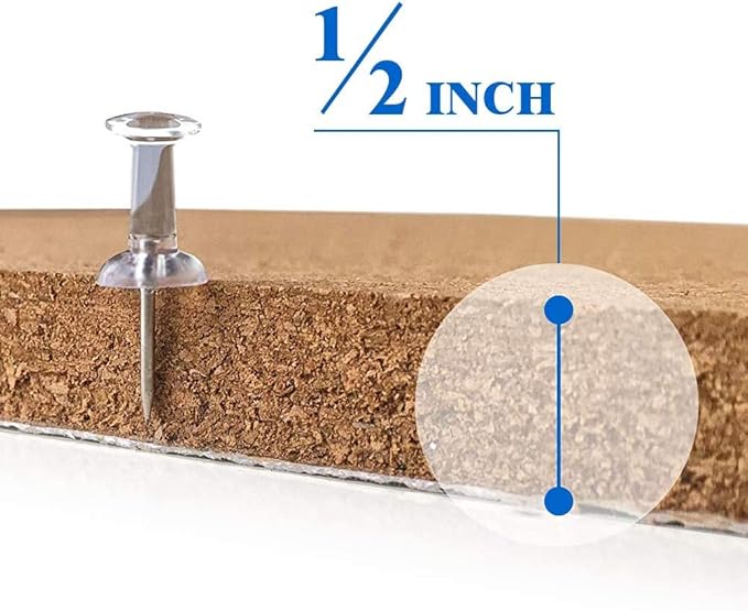 Corksidol Cork Tiles 12"x12" - 1/2" Thick -Bulletin Board-Cork Board- Ultra Strong Self Adhesive Backing for Floor/Wall/DIY-10 Pack
