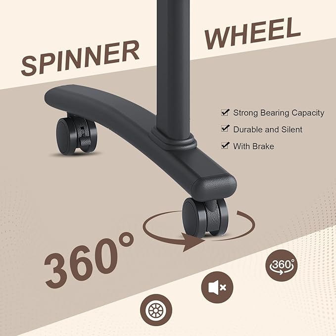 Folding Conference Room Table, Modern Conference Tables with Wheels, Large Rectangular Mobile Training Tables for Office Classroom, Foldable Modular Boardroom Seminar Table Maple (2pack L55.1in)