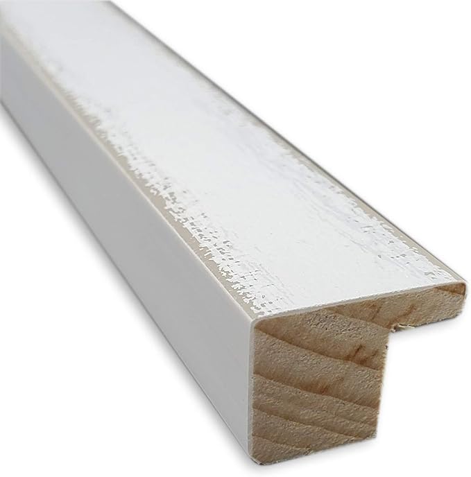 Amanti Art Natural Cork Board for Wall, 23x43 Vision Board with White Frame, Oversize Corkboard Office Decor for Home Organization, Country Rustic Corkboard Pinboard to Display Items for Home