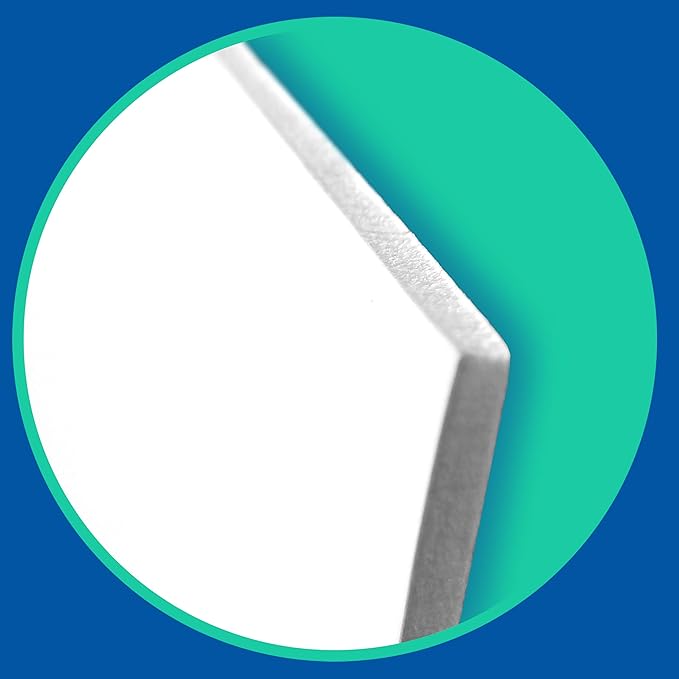 Flipside Products 24" x 36" White Foam Board, Arts and Crafts, 3/16" Thick, Presentations, Large Signboards, Backing Board, Display, Pack of 25