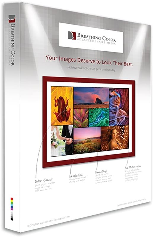 Optica One is a Luxurious 300 gsm Smooth Matte Fine Art Inkjet Paper Offered in size 8.5"x11”, 25 Sheets; Its Bright White Color is Ideal for Black and White and Color Prints. 100% Archival Certified