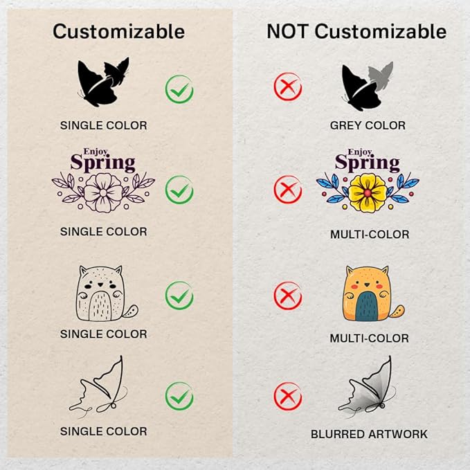 Personalized Logo/Address/Name Stamps -Custom Wooden Rubber Stamp, Multiple Sizes Stamps for Business (Round Stamp)