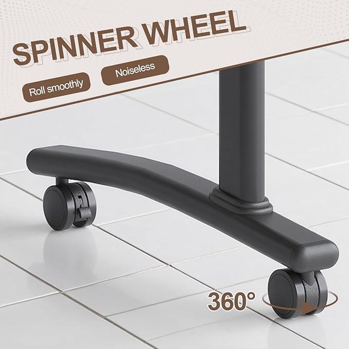 Folding Conference Room Table, Modern Conference Tables with Wheels, Large Rectangular Mobile Training Tables for Office Classroom, Foldable Modular Boardroom Seminar Table Walnut (6pack L70.9in)