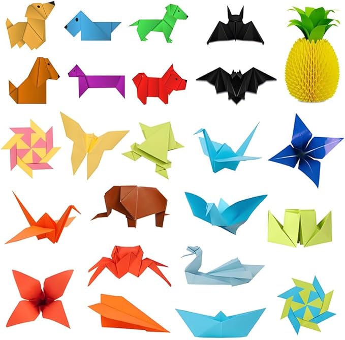 A4 Origami Paper Pink 100 Sheets, 8.27×11.7 inch Double Sided Color Easy Fold Big Origami Paper A4 Colored Copy Papers Thin 70gsm for Beginners, DIY handwork Art and Craft Projects (210 x 297 mm)