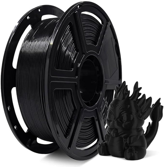 FLASHFORGE Rapid PLA Filament 1.75mm, High Flow Speedy 3D Printer Filament, Experience Exceptional Performance with 500mm/s High-Speed Printing, Neatly Wound & Top-Notch Filament (Black)