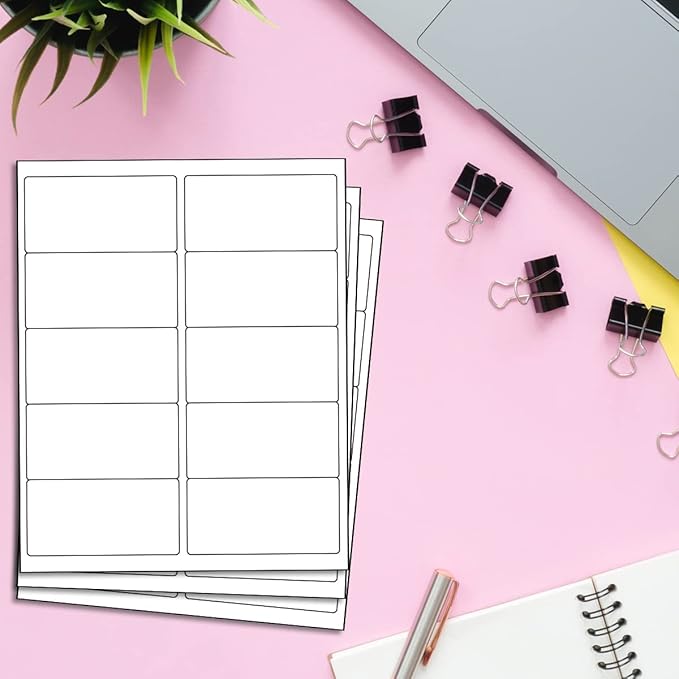 BESTEASY 10-UP Address Labels,/Address Mailing Labels 8000 Sheets Shipping Sticker Labels Compatible Laser/Ink Jet Shipping Labels(80000 Labels)