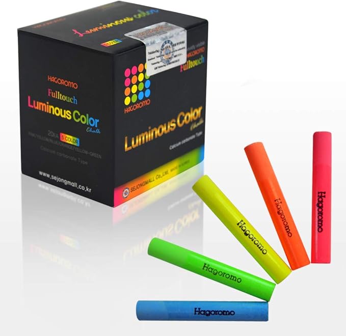 Hagoromo Fulltouch Luminous Chalk 1 Box [5 Color Mix/20 Pcs]