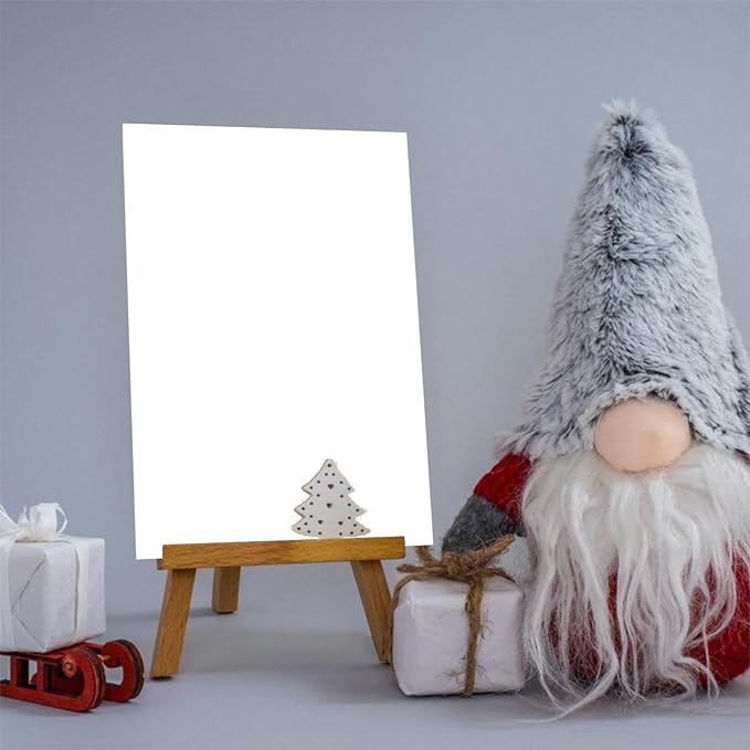 5x7 Blank White Cardstock Paper (Set of 50) Thick Paper - 80lb Flat Cards Stock Printer Paper for Make Your Own DIY Invitations, Note, Greeting, Table Cards - Writing, Stamping,Painting, Drawing