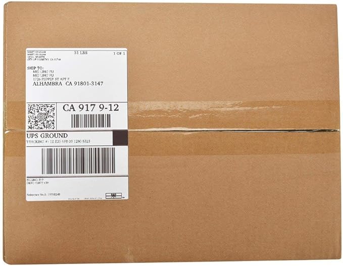 MFLABEL Fanfold 4" x 6" Direct Thermal Labels White Perforated Shipping Labels (30 Stacks)