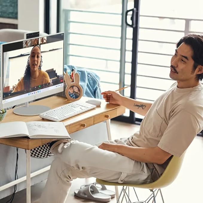 HP 27" FHD All-in-One Computer, 12-Cores Intel Core Ultra 7, 32GB DDR5 RAM 1.5TB Storage (1TB SSD+512GB Docking Station Set), Windows 11 Pro with Microsoft Office Included, White