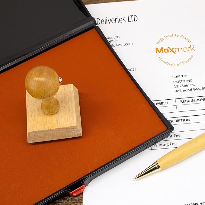 Large Premium Sky Blue Ink Stamp Pad - 5" by 7" - Quality Felt Pad