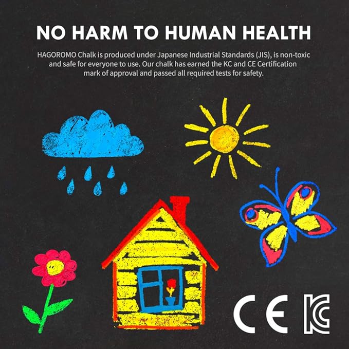 Hagoromo Fulltouch Color Chalk 1 Box [72 Pcs/Green]