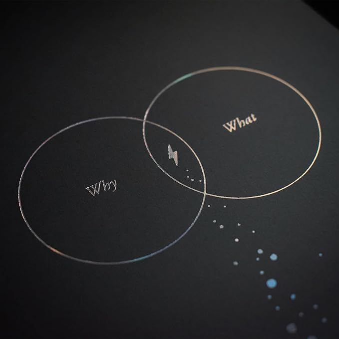 LEUCHTTURM1917 The Official Bullet Journal Artist Edition 2024 - Designed by Sarita Walsh - Notebook Built for BuJo with Gold Accents and Gilding - BuJo Pocket Guide Included