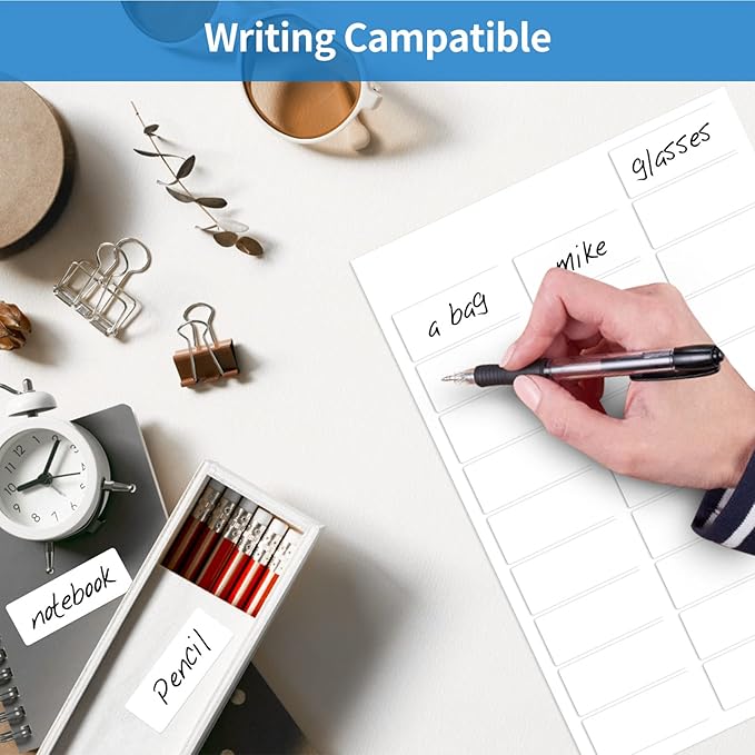 BESTEASY 30-up 2000 Sheets 1" X 2-5/8" Address Shipping Labels for Laser and Inkjet Printers, FBA Product Labels (60000 Labels)
