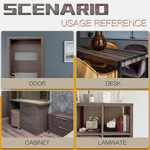 GSCIT Club Walnut Edge Banding, 2 inch x 500ft roll of Veneer Edge Banding Pre-glued Flexible, Wood Tape Banding for Cabinet Repair Furniture