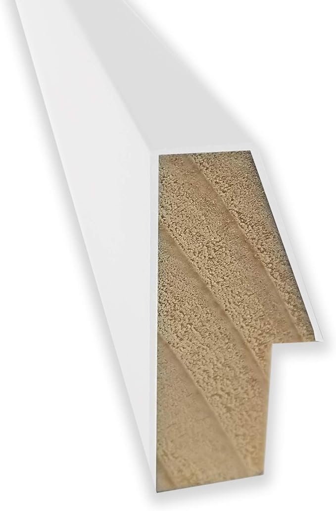 Amanti Art Natural Cork Board for Wall, 19x23 Vision Board with White Frame, Medium Corkboard Office Decor for Home Organization, Modern Corkboard Pinboard to Display Items for Home Organization in