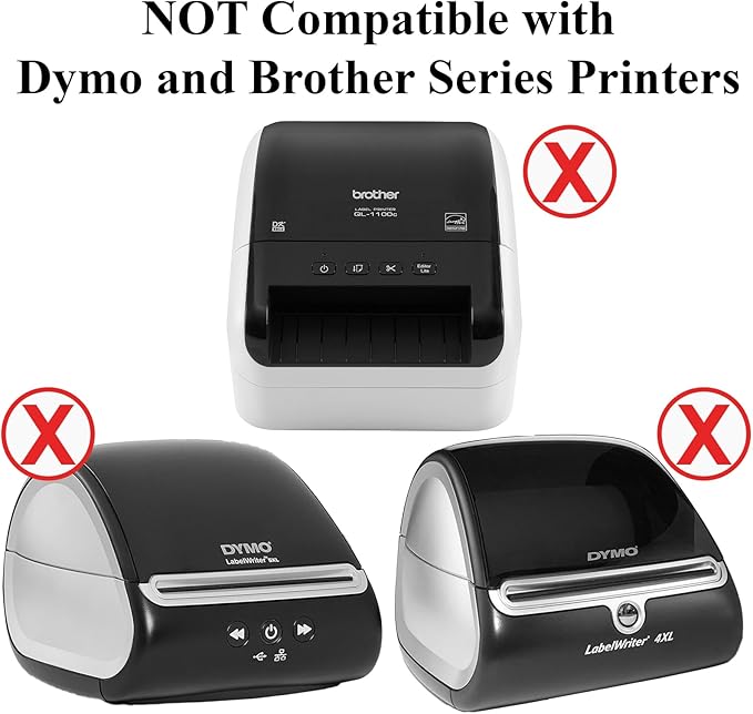 MFLABEL 4x6 Direct Labels, Perforated, Commercial Grade, for Thermal Printer, 250 Labels/1 Roll, 2 Rolls