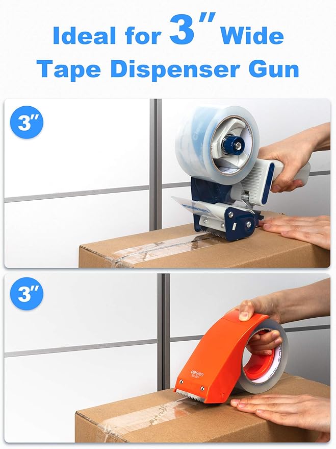 JARLINK Clearer Packing Tape 24 Rolls, Heavy Duty Packaging Tape for Shipping Packaging Moving Sealing, 2.8mil Thicker, 1.88 inches Wide, 60 Yards Per Roll, 1440 Total Yards