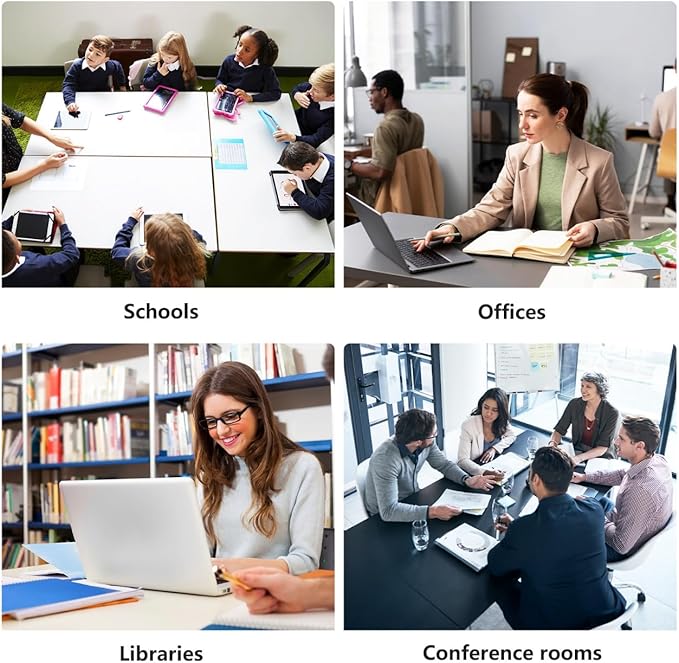 Conference Room Table, Folding Conference Tables,Thicken Grey Tabletop,Flip Top Wooden Seminar Meeting Room Table for Conference Room Offices (2, Black+White, 61.0“)