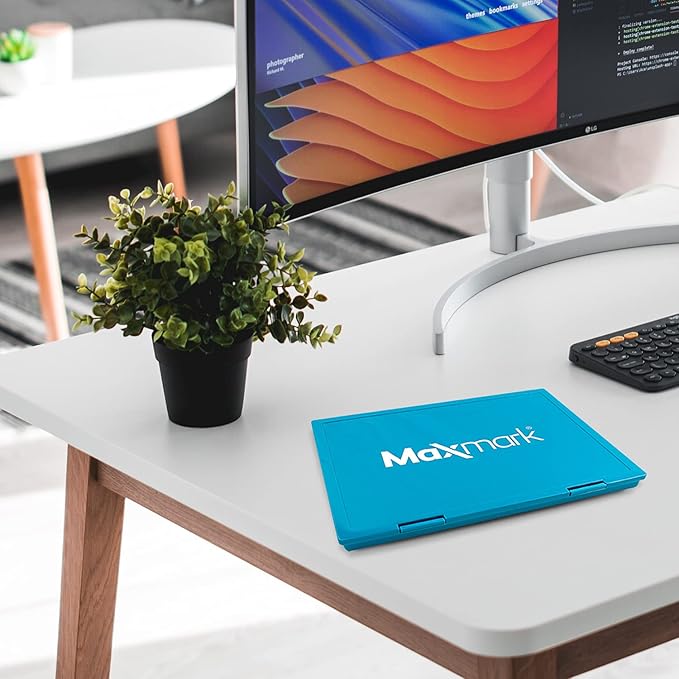 MaxMark Extra Large Red Ink Stamp Pad - 8.25" x 11.5" - Industrial Felt Pad - Red Color