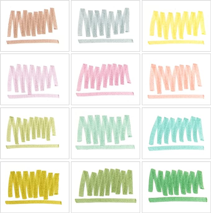 WRITECH Retractable Highlighters Assorted Colors: Chisel Tip Click Aesthetic Highlighter Marker Pens Pack Multi Colored Ink No Bleed Smear for Highlighting Journaling (12ct Neutral)