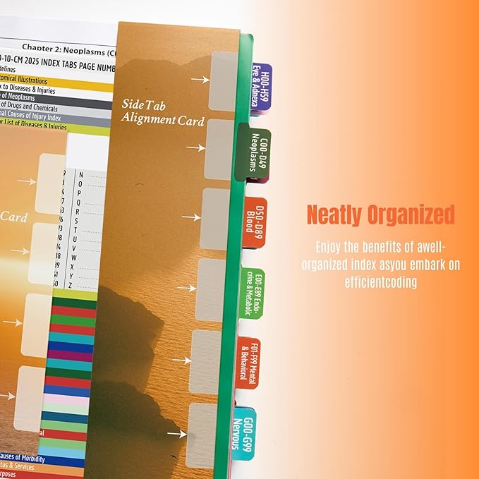 Index Tabs for ICD-10-CM 2025 Expert (AAPC Version) - Navigate with Precision in Your Code Book
