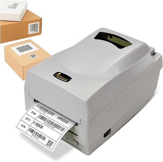 ARGOX OS-214plus Pro Thermal Label Printer 4x6 for Shipping, Barcode, Tags, USPS, UPS, FedEx｜Direct & Thermal Transfer｜USB, RS-232｜Desktop Label Printer for Mailing, Packaging