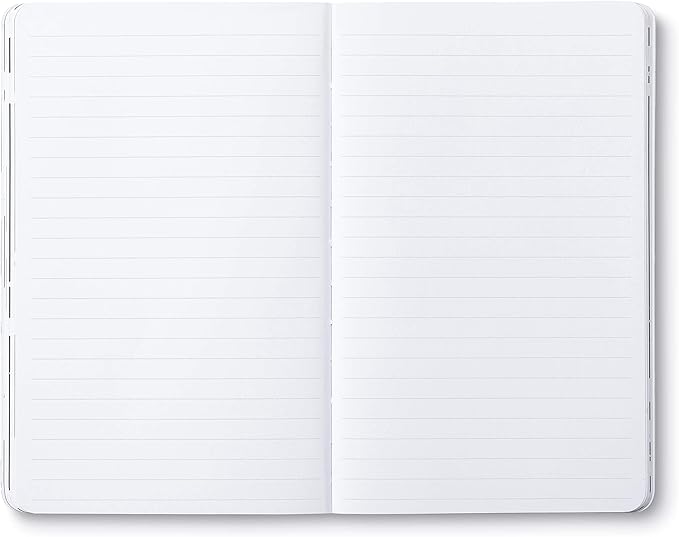 Compendium Softcover Journal - Life is Always Now. – A Write Now Journal with 128 Lined Pages, 5″W x 8″H