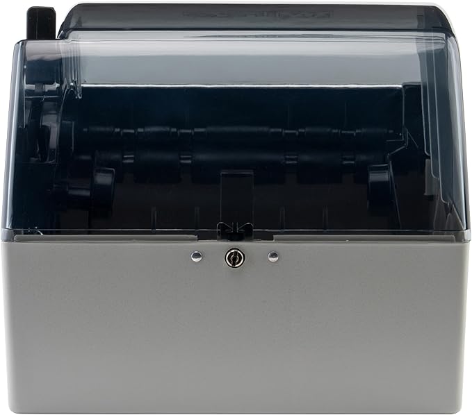 Winco Paper Towel Dispenser, Medium, Gray, Black