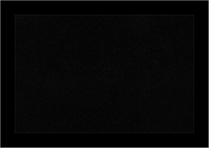 Amanti Art Black Cork Board for Wall, 19x27 Vision Board with Black Wood Frame, Medium Corkboard Office Decor for Home Organization, Modern Corkboard Pinboard to Display Items for Home Organization