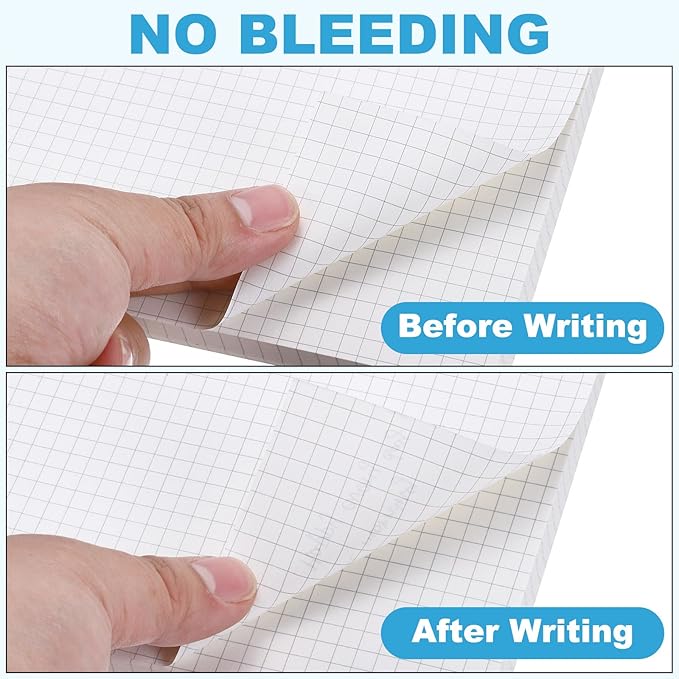 PATIKIL Grid Refill Paper 6-Ring Binder Loose Leaf Planner Filler Paper Planner Inserts, 160 Sheets/320 Pages, Lined