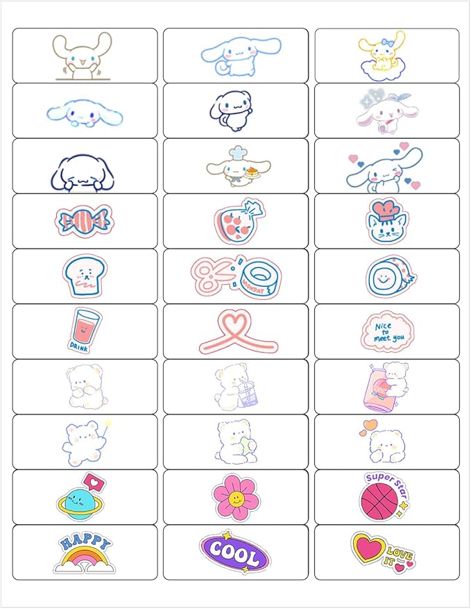 1" x2-5/8 Shipping Address Labels, Blank Mailing Labels, 30-UP White Self-Adhesive Name Tag Stickers for Inkjet and Laser Printer [200 Sheet 6000 Labels]