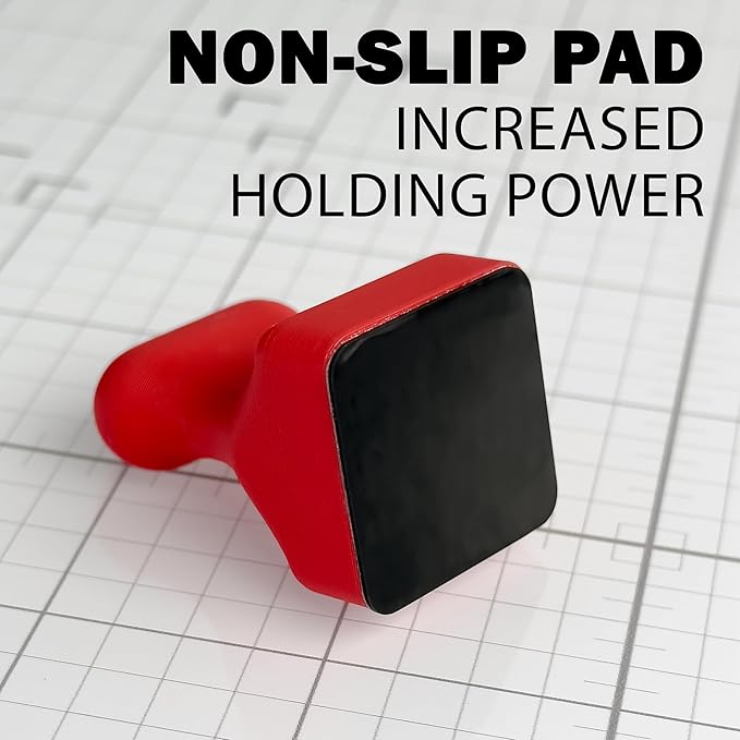 Glassboard Studio MiniPawn Magnet - Strong Neodymium Rare Earth Magnets for Fridge, Whiteboard, Locker & Magnetic Glassboards - Crafting & Office Use - Strong Fridge Magnets (Tangerine Orange, 12)