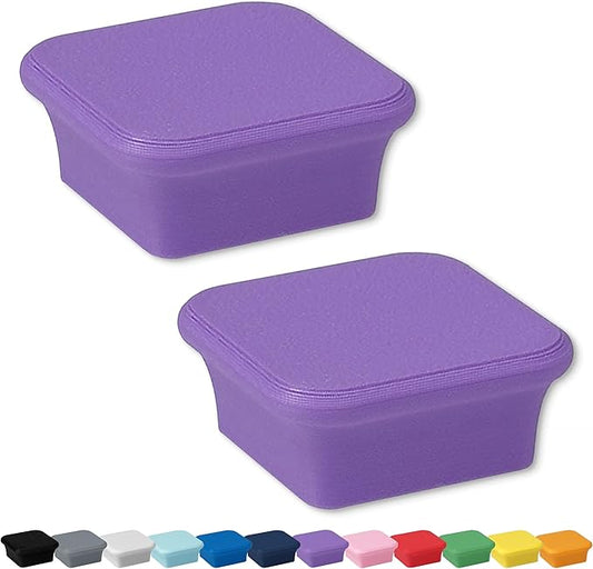 Glassboard Studio MiniBar Magnet - Strong Neodymium Rare Earth Magnets for Fridge, Whiteboard, Locker & Magnetic Glassboards - Crafting & Office Use - Strong Fridge Magnets (Periwinkle Purple, 2)