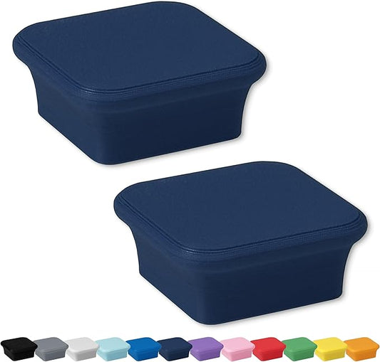 Glassboard Studio MiniBar Magnet - Strong Neodymium Rare Earth Magnets for Fridge, Whiteboard, Locker & Magnetic Glassboards - Ideal for Crafting & Office Use - Strong Fridge Magnets (Navy Blue, 2)