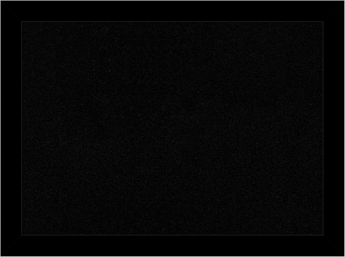 Amanti Art Black Cork Board for Wall, 23x31 Vision Board with Black Wood Frame, Medium Corkboard Office Decor for Home Organization, Modern Corkboard Pinboard to Display Items for Home Organization