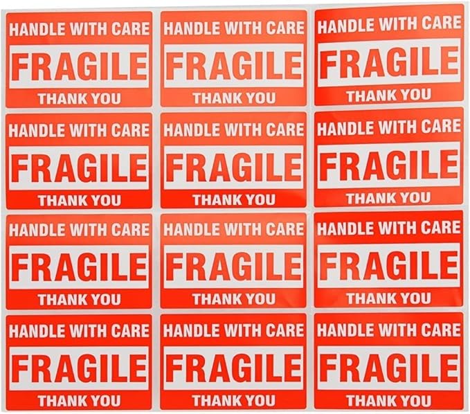 MFLABEL Half Sheet Shipping Labels 2-UP (100 Labels, 8.5"x5.5") - Round Corner Laser/Inkjet Labels for FedEx, UPS, Amazon FBA Strong Adhesion Corrugated Box Labels