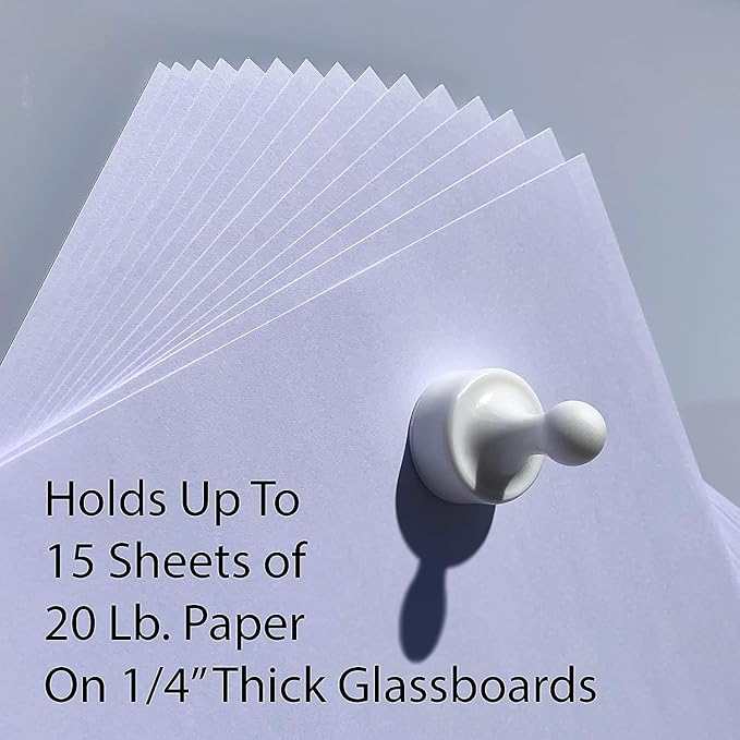 GLASSBOARD STUDIO Powerful Neodymium Magnets, Pawn-Shaped - Strong Fridge/Refrigerator and Whiteboard Magnet, Ideal for Office, Kitchen, Crafts - Rare Earth, Heavy Duty (8, Juicy Peach)