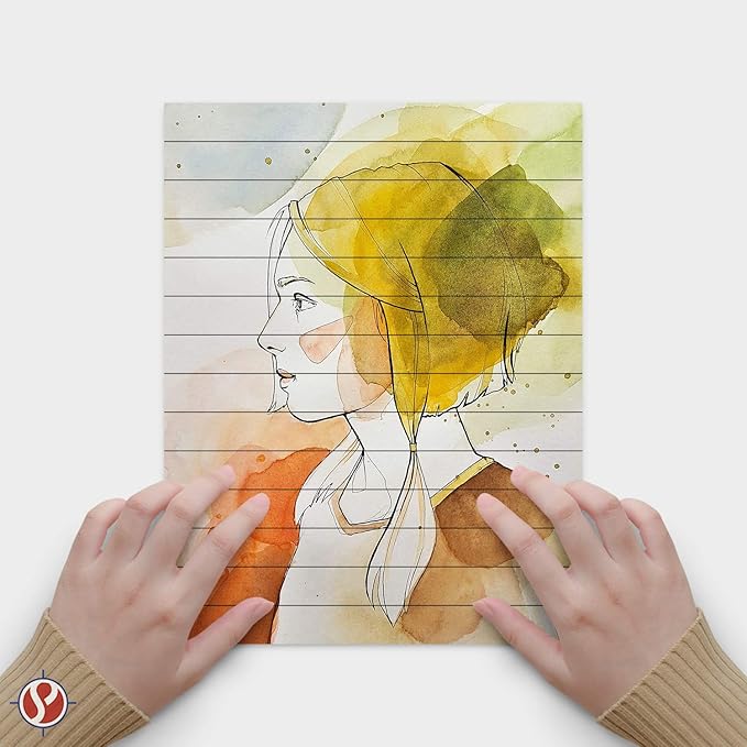 Memo Pads, White, With Black Lines – Lined Paper Notepads, Scratch / Writing Pad for Planning, To-Do Lists, Appointments, Reminders, Home, Office – 50 Sheets Per Pad, 10 Pads per Pack – 8.5" x 11"