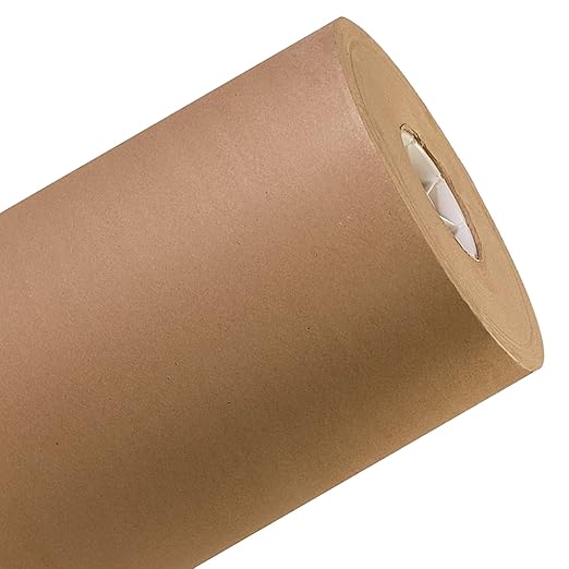 AVIDITI Shipping Paper Roll 40"L, 1-Pack | Large Kraft Paper Roll for Packing, Moving and Storage