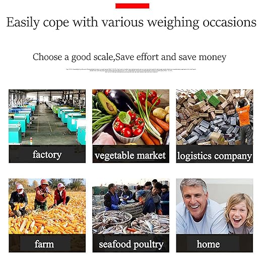 660LB Industrial Platform Scale with Removable Guardrail LB/KG Weight Computing Digital Scale Floor Platform Scale Perfect for Postal Luggage Shipping Mailing Weighing