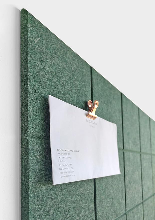 Cork Board 24 x36 Alternative - 6 Pack Felt Wall Tiles with Safe Removable Adhesive Tabs, Cork Boards for Walls Cork Board for Home Office Pin Board Tack Board - Tree