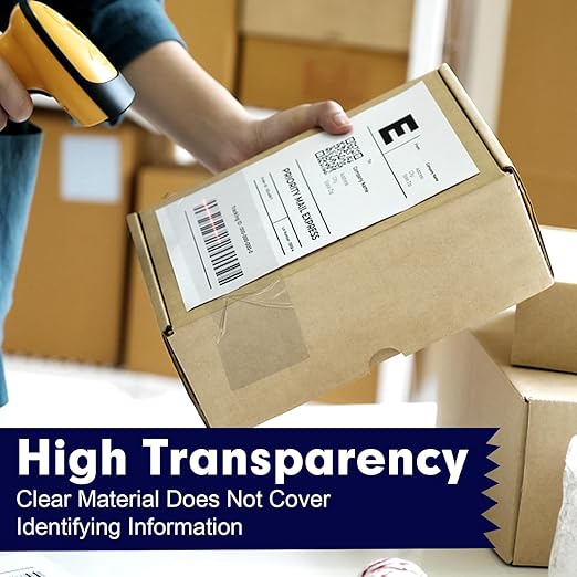 Packing Tape, 18 Rolls Clear Heavy Duty Packaging Tape with Dispensers for Packing, Shipping, Moving and Mailing, Thicker Sealing Tape-1.88" x 65 Yards Per Roll, 1170 Total Yards