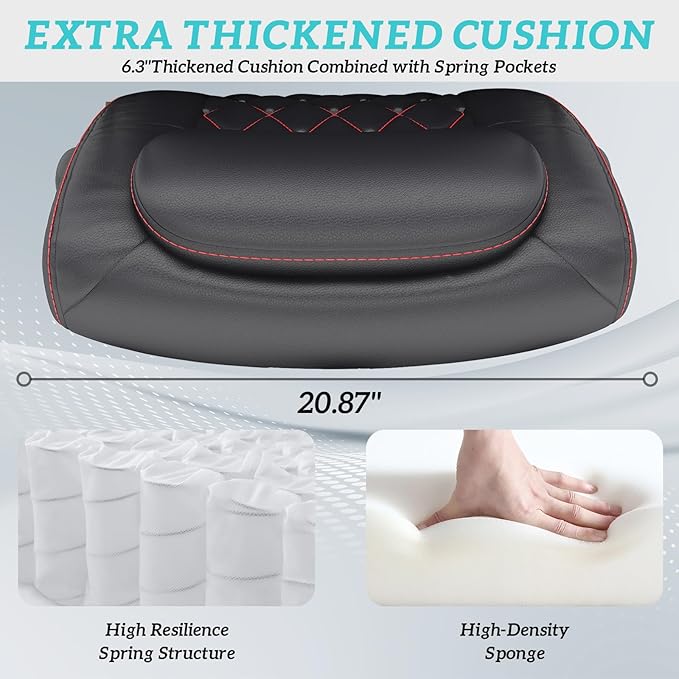 GYI High Back Executive Office Chair, Big and Tall Office Desk Chair 400LBS with Lumbar Support, Flip-up Armrests, Rubber Wheels, Black