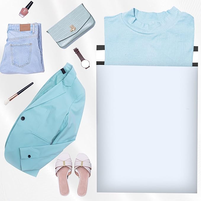 Large Poly Mailers 19x24 Inch 100 Pack, Shipping Bags for Clothing with Self-Sealing Tear-Resistant, Waterproof Poly Bags, Mailing Envelopes for Small Business (White)