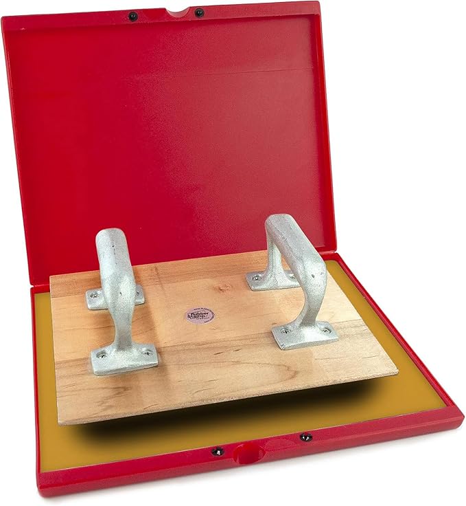 MaxMark Industrial Stamp Pad - Extra Large 9.25" x 12.25" Stamp Pad - Dark Yellow Ink